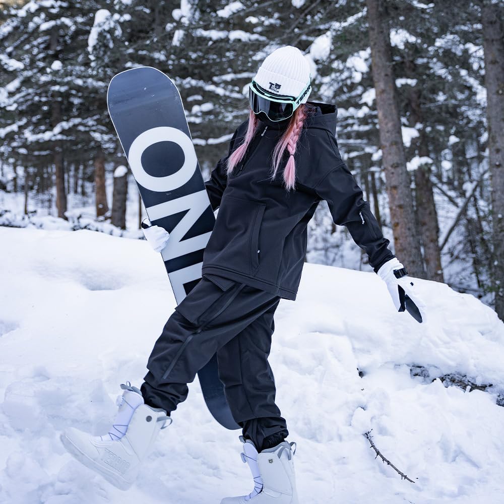 美品✨nima✨160cm】スキー スノー スノボ ウェア パンツ ズボン 黒
